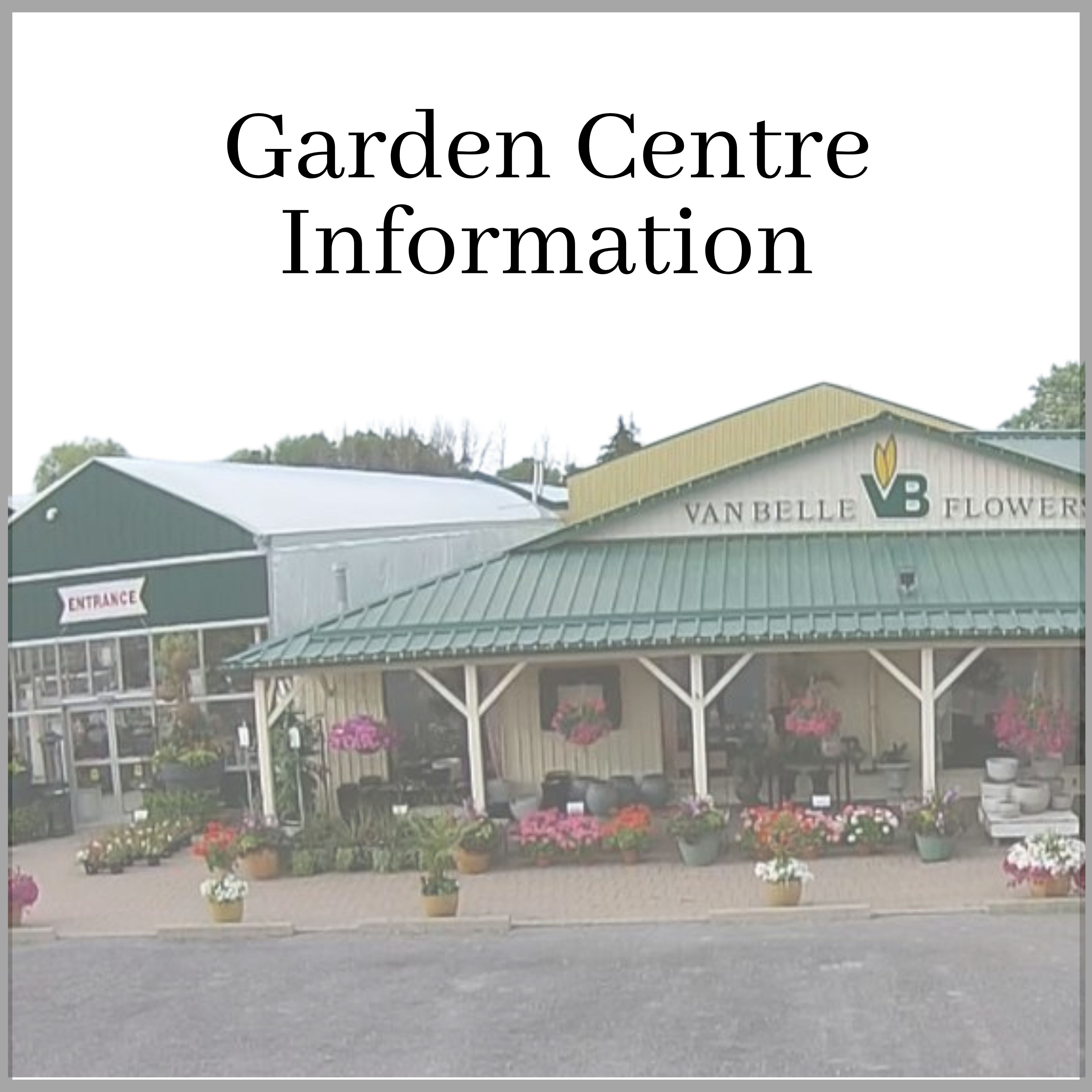 Garden Centre Products - Annuals, Soils, Fertilize, Order Here